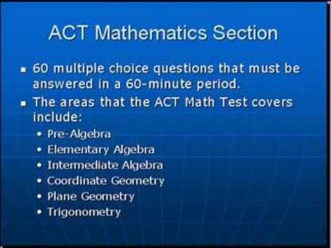 ACT Test Tips