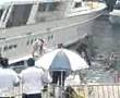 Raikonen steps onto yacht DURING Monaco F1 Gran Prix - 2006