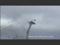Un molino e�lico salta por los aires