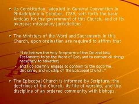 Episcopal Church: A Question