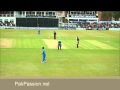 Varun Aaron Bowling against Leicestershire, Leicester, 29/8/2011