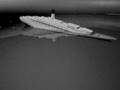 Sinking cruise liner QE2