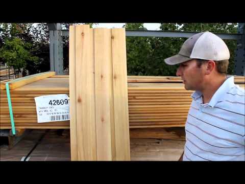 how to fasten cedar siding