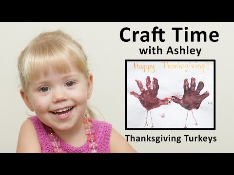 Turkey Art for Kids at Thanskgiving - Craft Time with Ashley