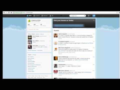 how to search twitter