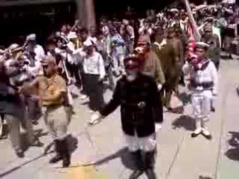 映って靖国〓をかきます：〓〓〓が思って日栗林〓が〓〓を詰めます Yasukuni military uniform parade