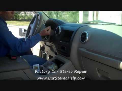 how to remove cd player from vw passat 2003
