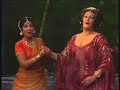 joan sutherland as lakm� and huguette tourangeau as mallike in the duet from the first act of delibes' lakm�. conductor richard bonynge, sydney opera, 1976
