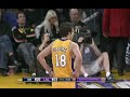 Turiaf blocks Kobe Bryant, Jordan Farmar Scoop Shot ! (091229) Lakers VS Warriors