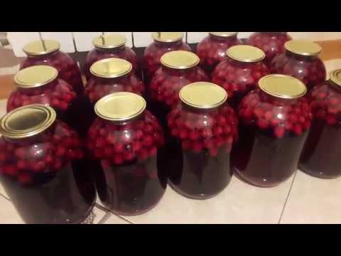 компот из вишни. Самый легкий и быстрый