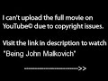 Being John Malkovich, PART 1 /9,full film/movie online part1