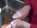 fun in the kitchen with peggy & ron roloff making their delicious won ton soup.