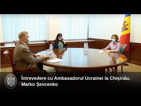 The Head of State discussed with the Ukrainian Ambassador in Chisinau, Marko Shevchenko