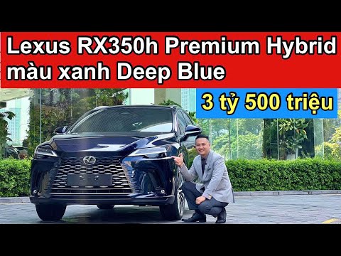 Lexus RX350h Premium Hybrid màu xanh Deep Blue có gì mà giá tới 3 tỷ 500 triệu?