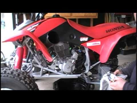 Honda TRX 400EX Brake Replacement, Chain Adjustment and Oil Change