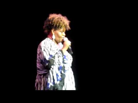 Roz G performing at SOPAC
