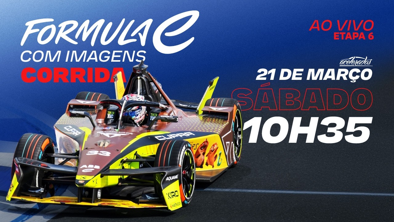 FÓRMULA E - AO VIVO E COM IMAGENS - CORRIDA - E-PRIX DE MADRID - ESPANHA - 12H35