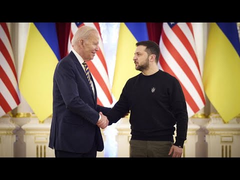 USA/Ukraine: US-Präsident Biden in Kiew - symbolträchtiger Besuch im Kriegsland
