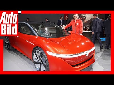 VW I.D. Vizzion Autonome E-Studie / Sitzprobe / Details (Genf 2018)