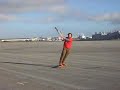 Saul Griffith Skateboarding with a Kite