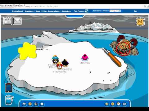 Como destruir o Ice Berg Club Penguin 2010!!!!