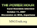 MSG/Autism discussion: Power Hour interviews Carol Hoernlein