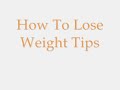 Lose Weight Fast - How To Lose Weight In A Week