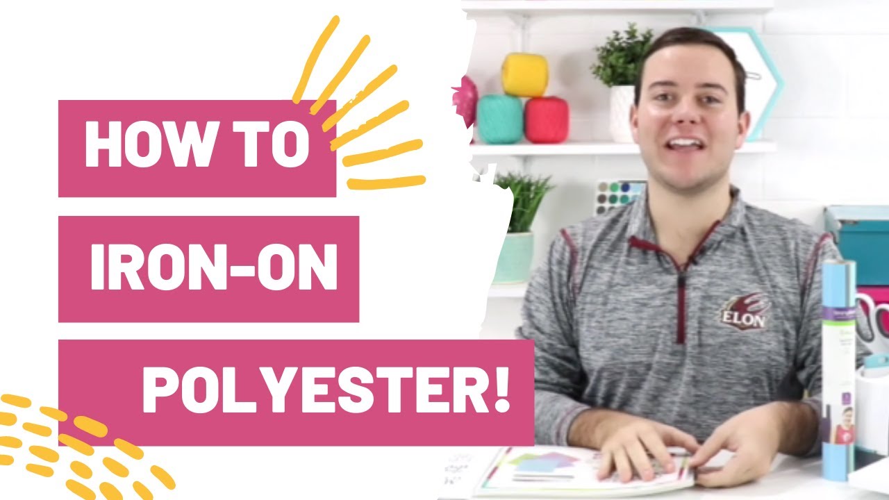 HOW TO IRONON POLYESTER! Makers Gonna Learn