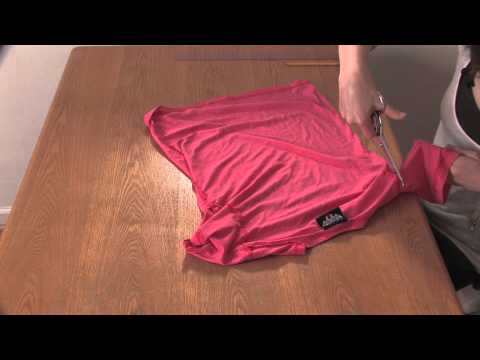 how to make a cutoff t shirt