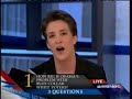 Rachel Maddow: Puts Bitter-Gate in Perspective