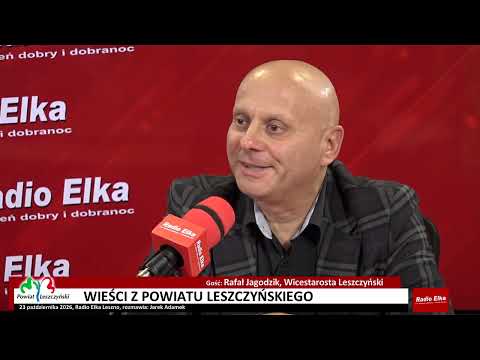 Znamy gwiazdy przyszłorocznego Dnia Powiatu... :: Nowa ścieżka rowerowa z Leszna do Kąkolewa coraz bliżej realizacji. Powiat ogłosił już przetarg na jej budowę. Ruszyły też prace przy szlaku turystycznym w okolicach Jeziora Dominickiego, gdzie powstanie również wieża widokowa. Kiedy będzie można z niej skorzystać? I kiedy kierowcy pojadą przebudowaną drogą z Lipna do Goniembic? Będzie też o listopadowym rajdzie rowerowym z okazji Święta Niepodległości i o gwiazdach przyszłorocznego Dnia Powiatu Leszczyńskiego. Szczegóły zdradzi wicestarosta leszczyński Rafał Jagodzik w audycji "Wieści z powiatu leszczyńskiego" na antenie Radia Elka.
