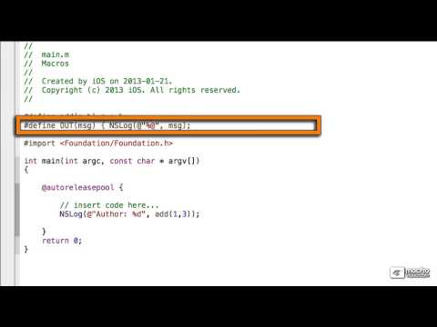 how to define macro in ios