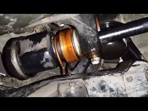 97-01 Toyota Camry CV Axle Replacement, with Knuckle and bent Sway Bar Link repair