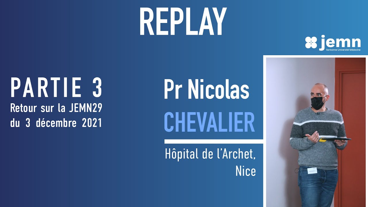 Pr Nicolas CHEVALIER - JEMN29