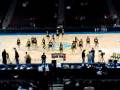 CVHS dance team at nuggets game
