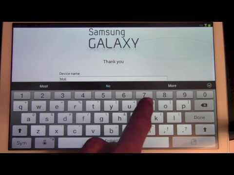 How to Setup the Samsung Galaxy Tab 3 10.1