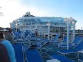 Departing St. John's, Antigua on the Ruby Princess