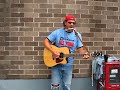 Busker Paul Goudie
