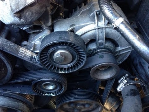 how to change belt on bmw e39