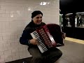 Moldavian Accordian in the Subway