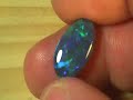 Blue-Green Black Opal 6.25ct