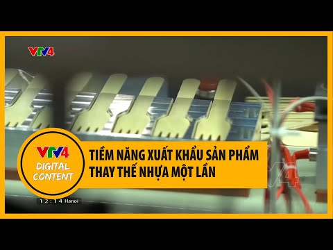 Tiềm năng xuất khẩu sản phẩm thay thế nhựa một lần | VTV4