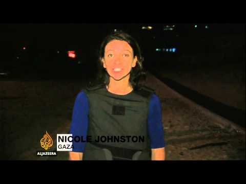 Loud shelling cuts short Al Jazeera's live report from Gaza