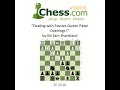 Dealing with Passive Queen Pawn Openings
