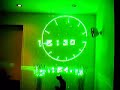 3D laser clock new 3D laser clock new