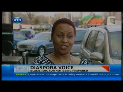 kenyan - Diaspora gives it take on Kenyan election Watch KTN Streaming LIVE from Kenya 24/7 on http://www.ktnkenya.tv.
