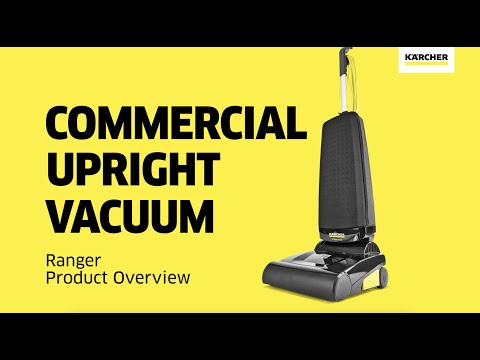 Youtube External Video Product OverView Video for the Karcher Ranger Upright Commercial Vacuum