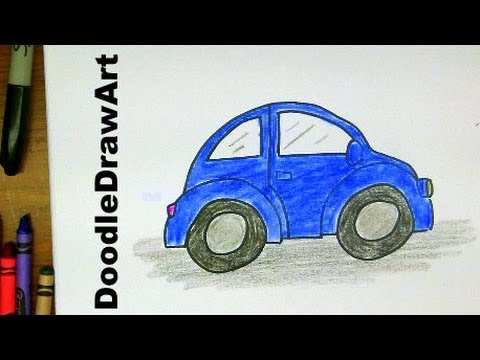 how to draw vw bug