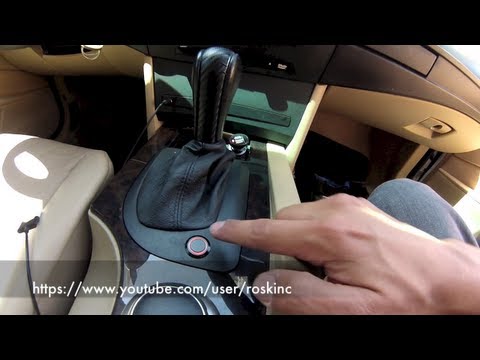 BMW e60 5series LED light up sport unlock button how to install