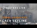   - Live: Watch the Gaza skyline after Hamas launched rockets into Israel